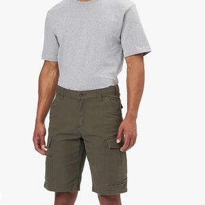 Carhartt Olive Green Short Relaxed Fit Size 42